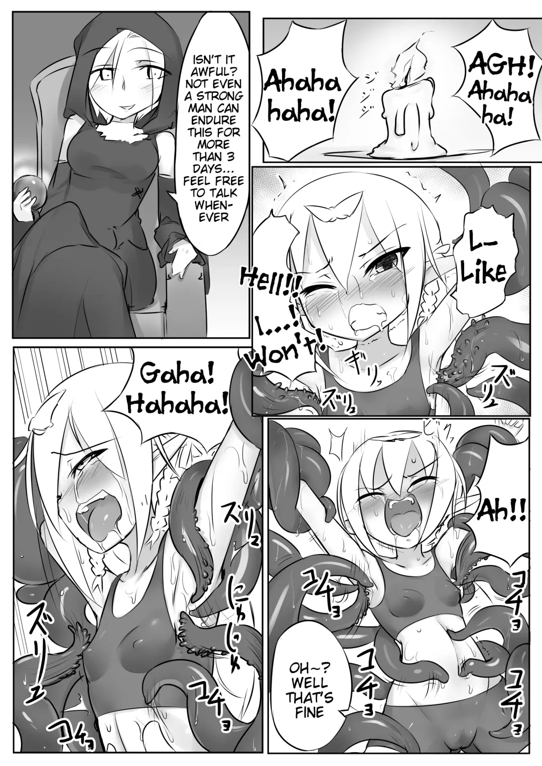 [Tonotani] Kusuguri Quest ~Shokushu hen~ | Tickle Quest ~Tentacle Edition~ Fhentai - Page 14