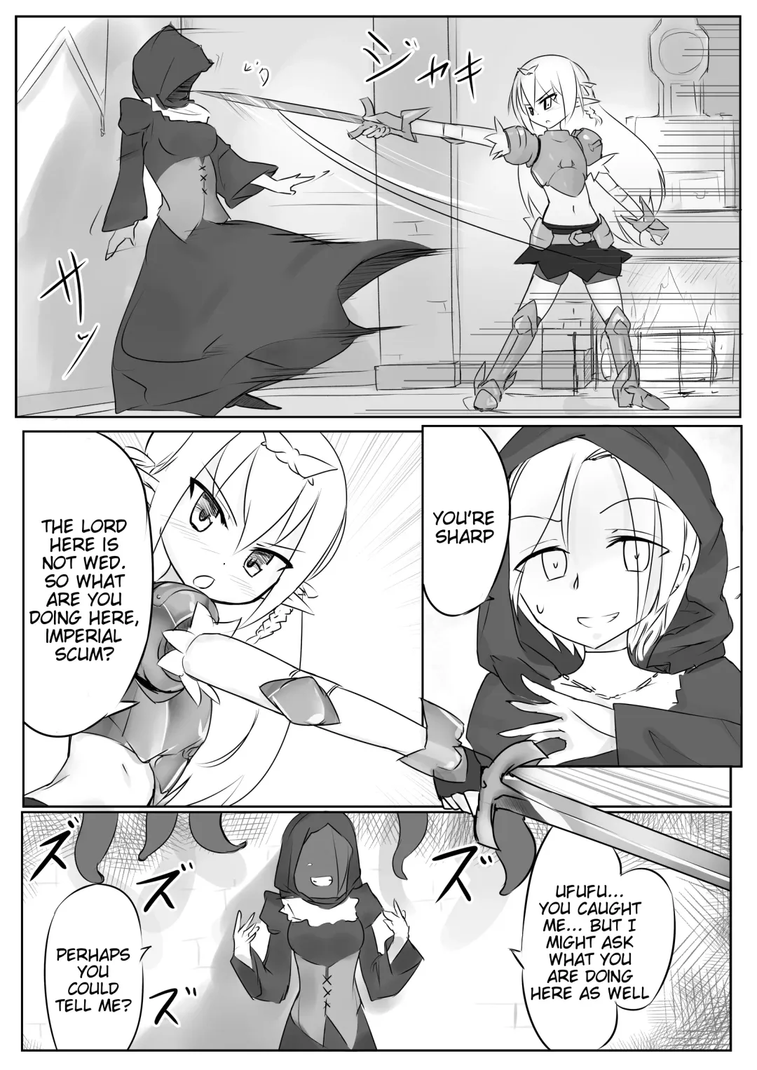 [Tonotani] Kusuguri Quest ~Shokushu hen~ | Tickle Quest ~Tentacle Edition~ Fhentai - Page 6