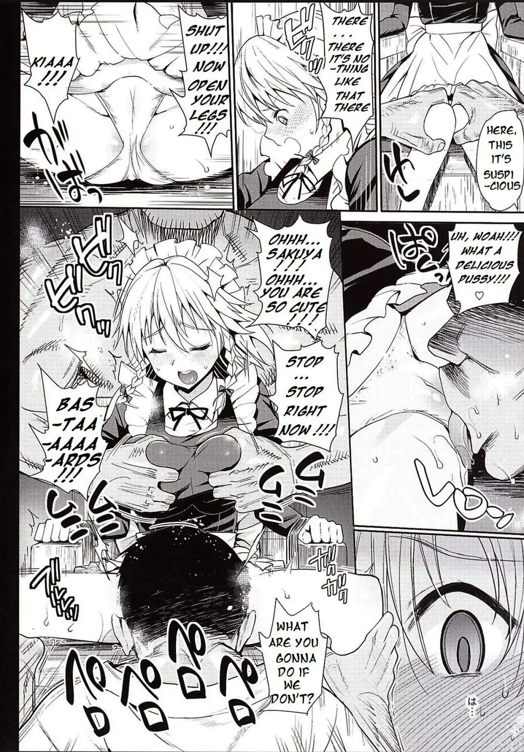 [Ma-kurou] Izayoi Sakuya o Rachi Kankin & Shuudan Boukou Fhentai.net - Page 8