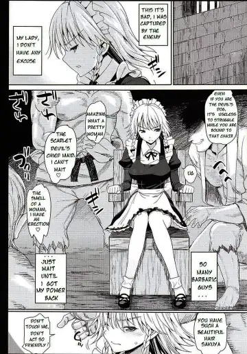 [Ma-kurou] Izayoi Sakuya o Rachi Kankin & Shuudan Boukou Fhentai.net - Page 6