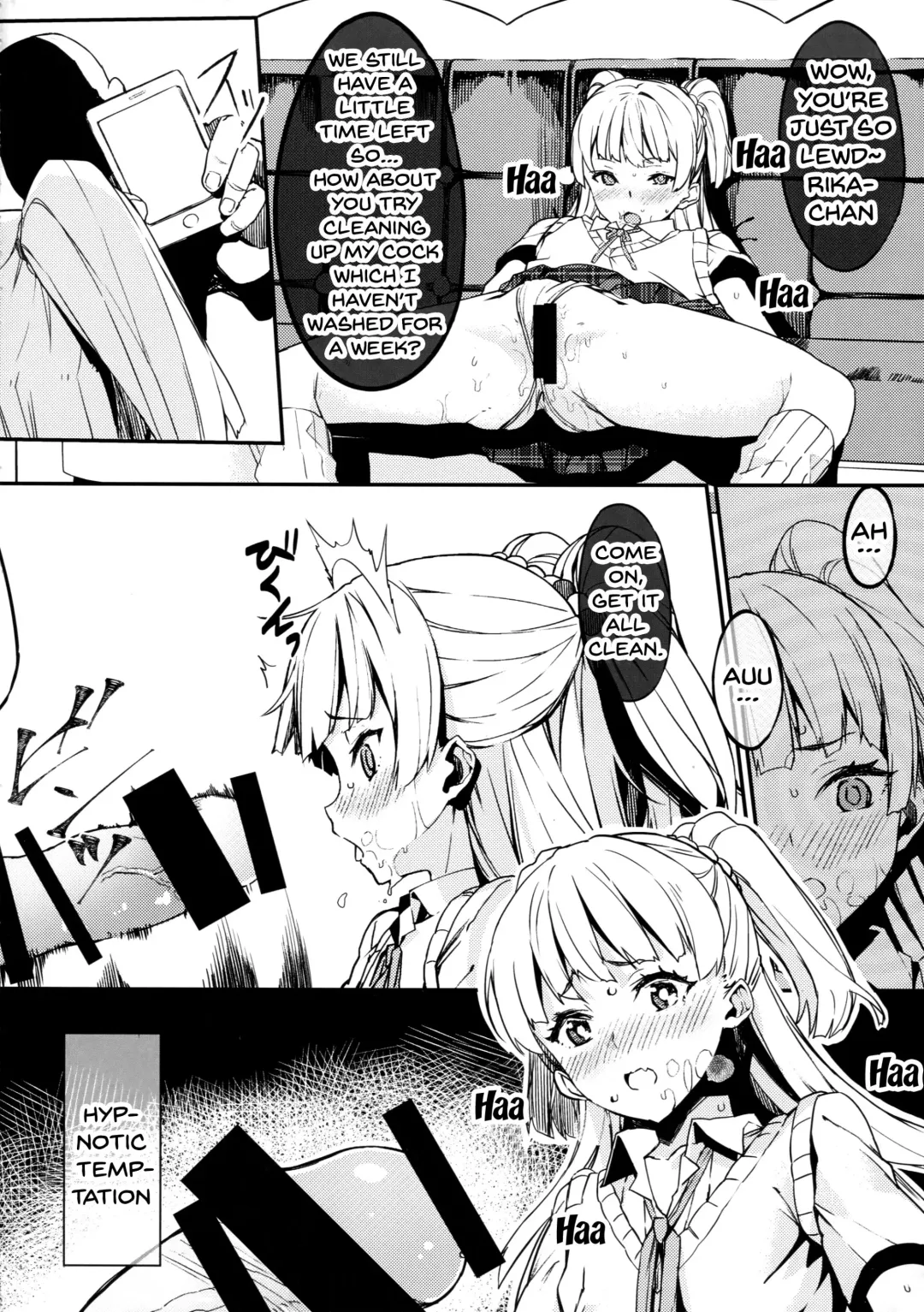 [Furisuku] Jougasaki Rika ga Oyaji ni Saimin Choukyou sareru Boutoubanashi | The Story of how Jougasaki Rika Was Hypnotized And Trained By An Older Man Fhentai - Page 7