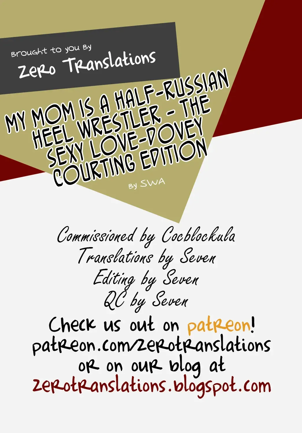 [Swa] Mama wa Russian Half no Akuyaku Wrestler - Icha Love Kyuuai Hen | My Mom is a Half-Russian Heel Wrestler - The Sexy Love-Dovey Courting Edition Fhentai - Page 30