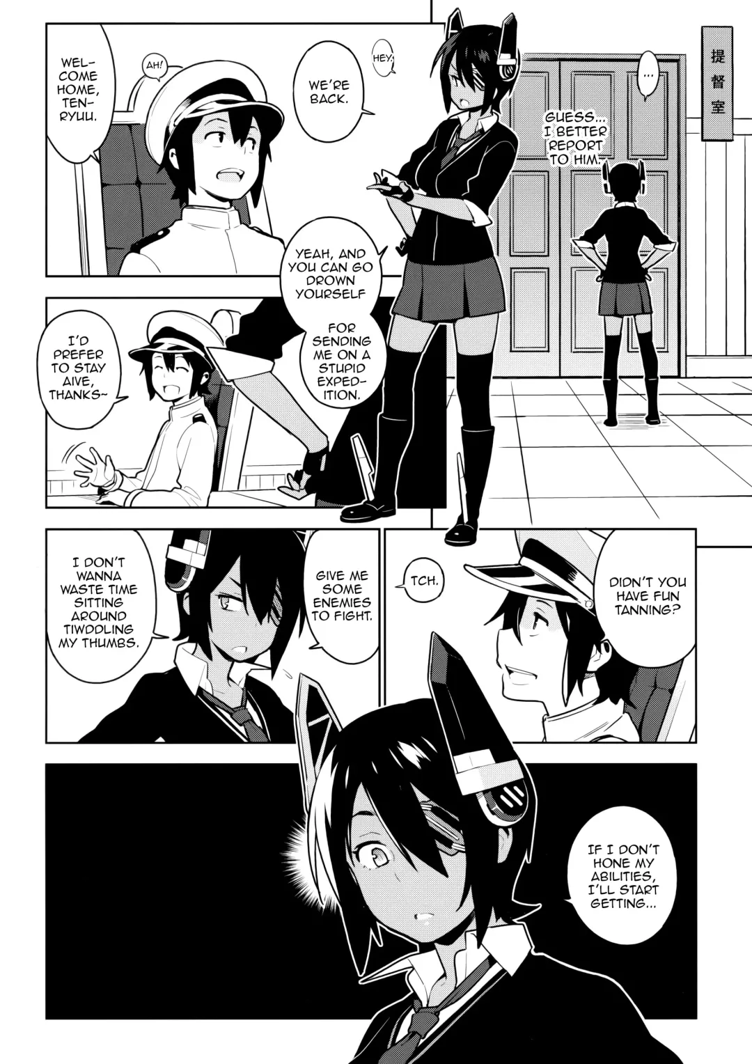 [Yukimi] Tenryuu wa Gobusata desu | It's Been a While for Tenryuu Fhentai - Page 12
