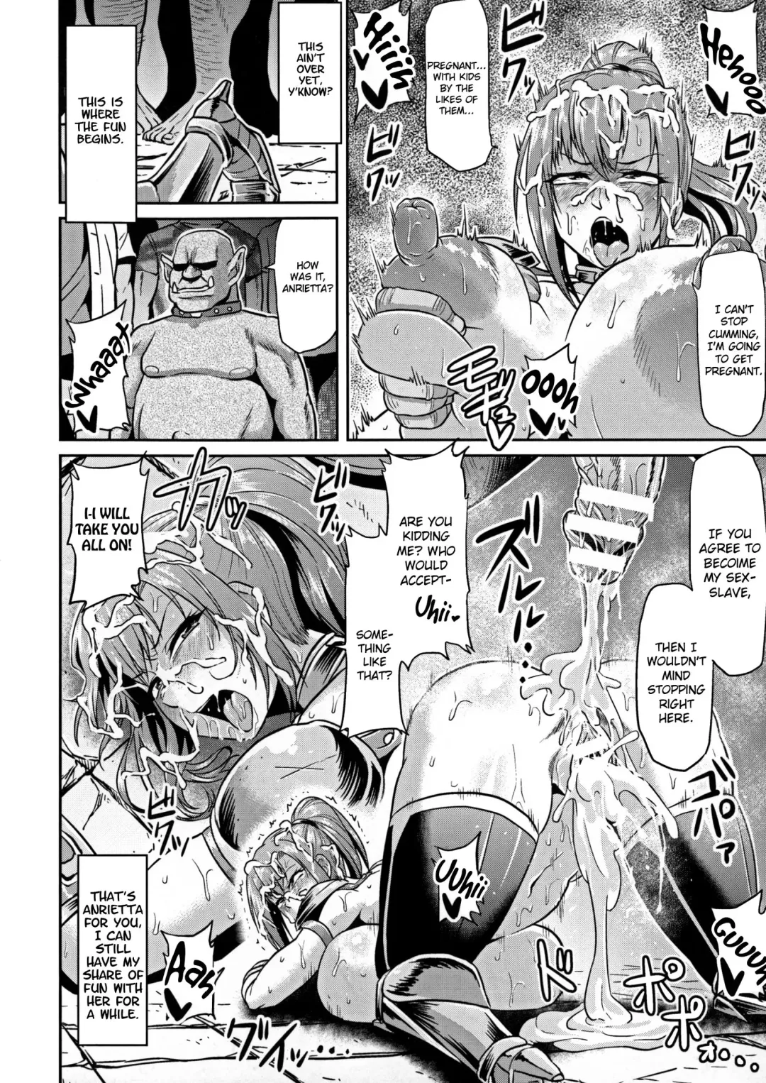 [Ahemaru] Onna Senshi to Goblin | Female Warrior and Goblin Fhentai - Page 12