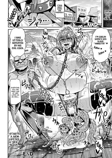 [Ahemaru] Onna Senshi to Goblin | Female Warrior and Goblin Fhentai - Page 24