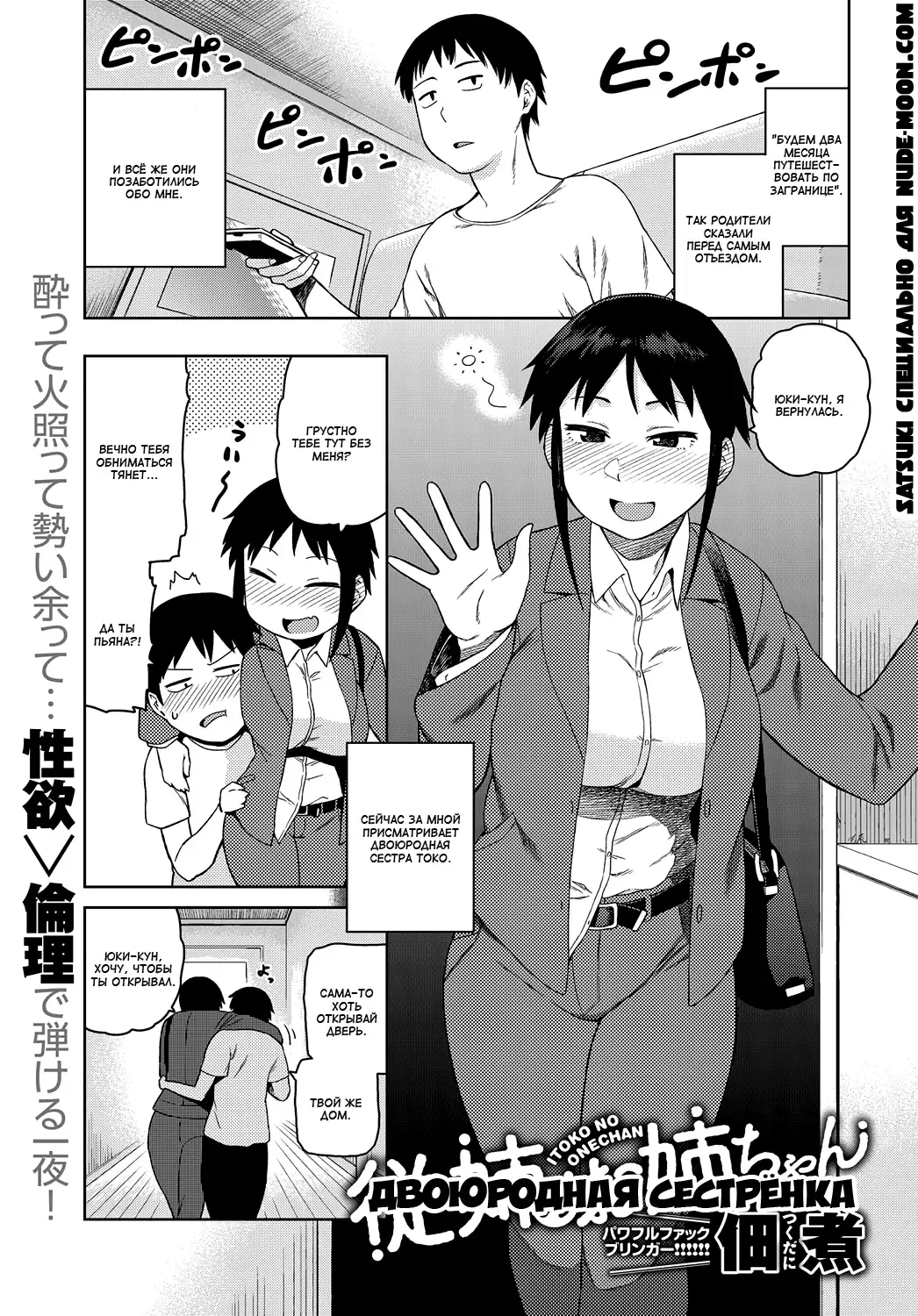 [Tsukudani] Itoko no Onee-chan | Двоюродная сестренка Fhentai.net - Page 1