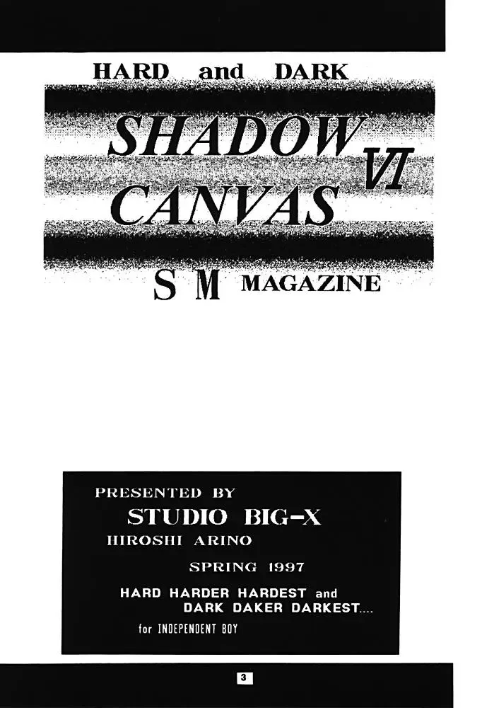 [Arino Hiroshi] SHADOW CANVAS 6 Fhentai - Page 2