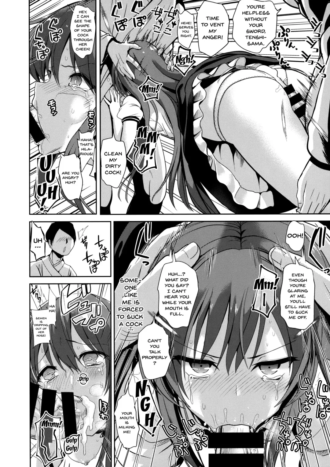 [Haitokukan] Touhou Lynch 2 Hinanai Tenshi Namaiki na Tenshi-chan ni Oshioki | A punishment for the cheeky Tenshi-chan Fhentai.net - Page 7