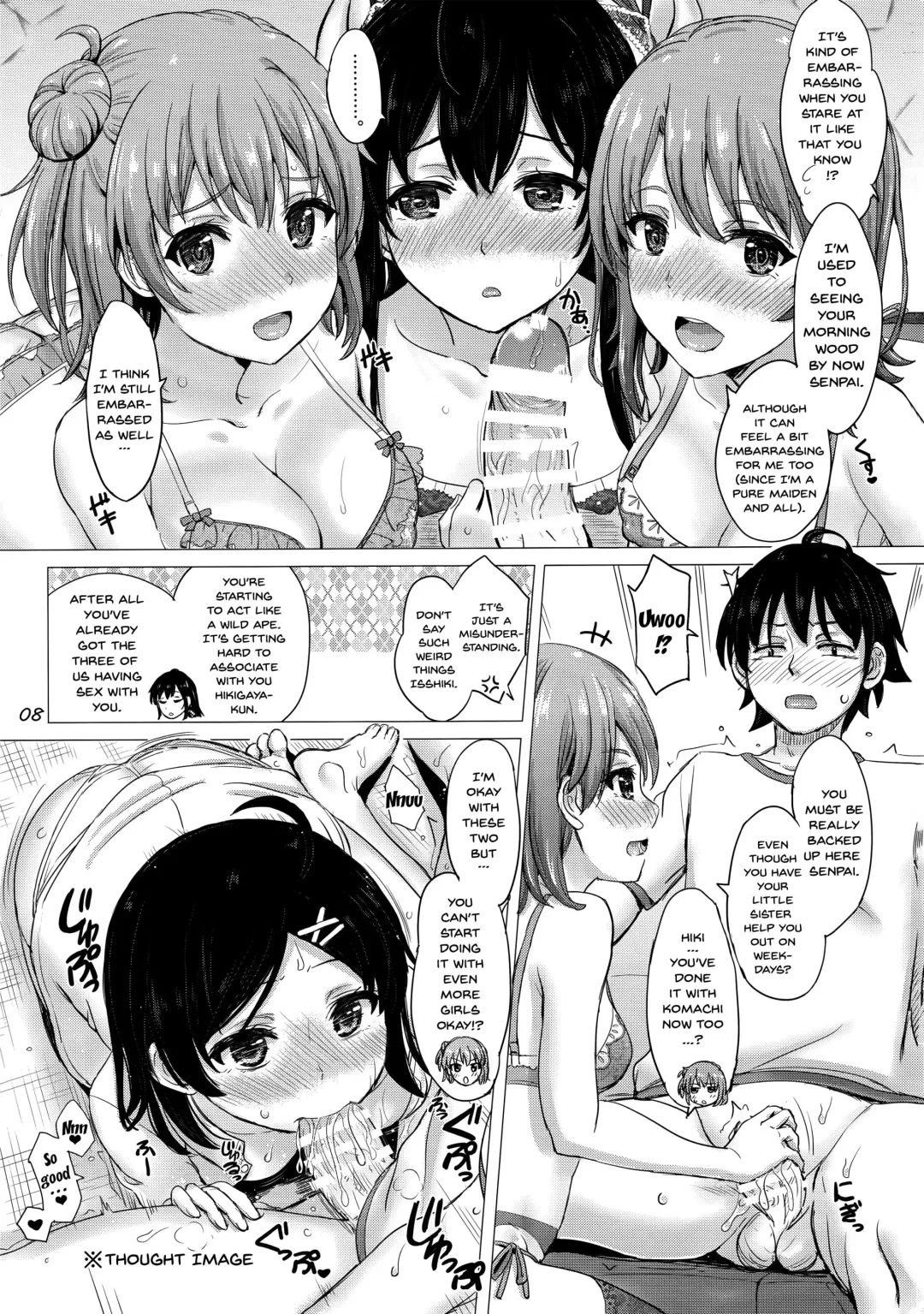 [Inanaki Shiki] Iyarashii Houshi-bu no Kanojo-tachi. | The Lewd Girls from the Service Club Fhentai - Page 8