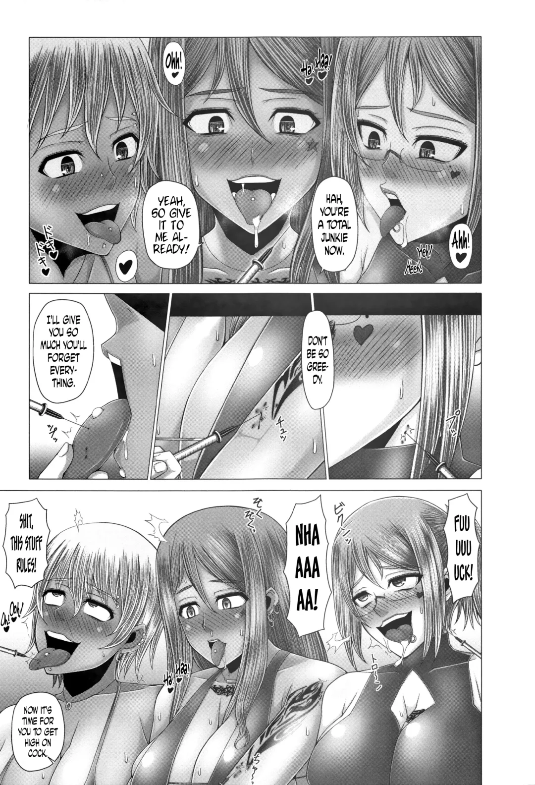 [Inoue Nanaki] Kurogal Ochi ~24-jikan Conveni Bitch-ka~ - Black GAL IMMORAL 24H Convenience Store Bitch!! Ch. 1-4, 7-9 Fhentai - Page 138