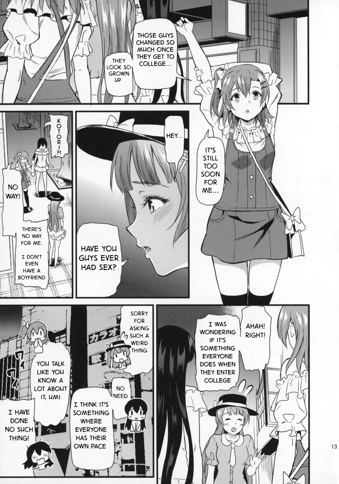 [Kichirock] Joshidaisei Minami Kotori no YariCir Jikenbo Case. 2 | College Girl Kotori Minami's Hookup Circle Files Case #2 Fhentai - Page 12