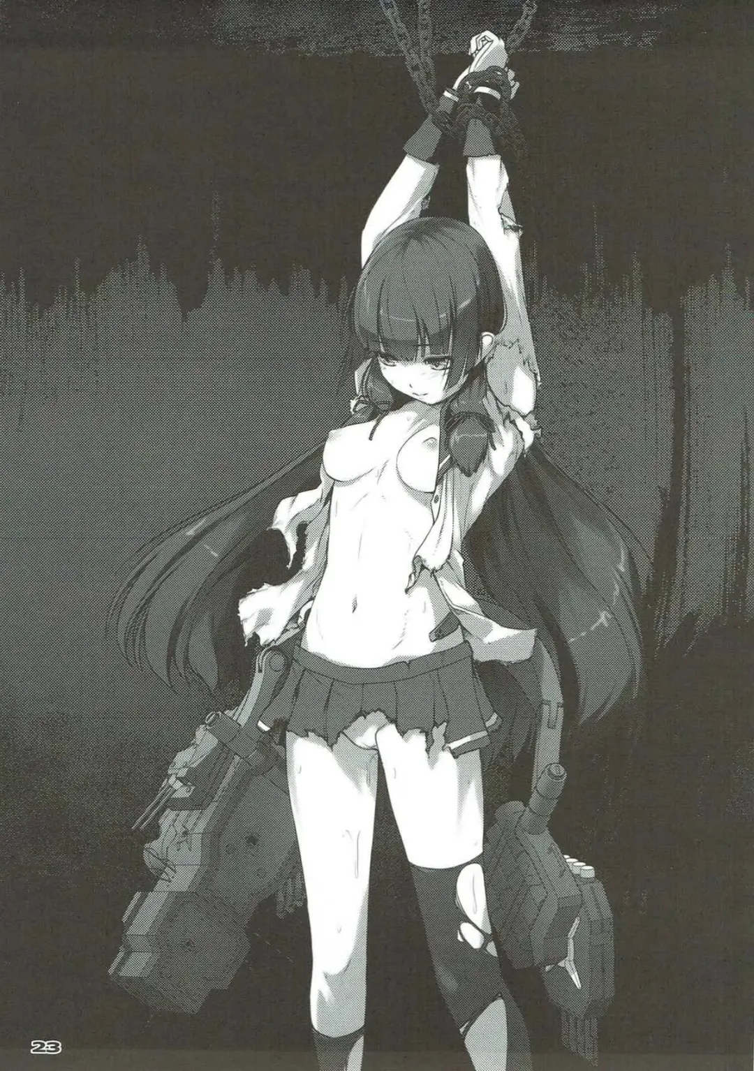 [Kirishima Satoshi] Onegai Hamakaze Fhentai - Page 22