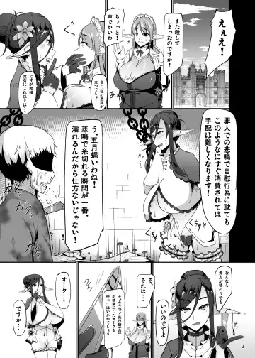 [Kirise Mitsuru] Namaiki na Dekachichi Elf Hime ga Orc ni Tanetsuke Sarechau Ohanashi Fhentai - Page 4