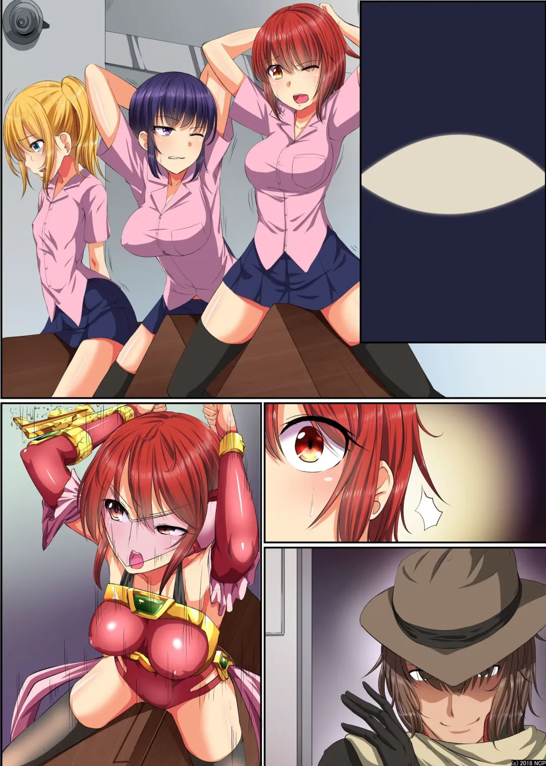 [Meria] Henshin Heroine Shokushu Zeme ~ Kikaijikake no Kairaku Jigoku Ochi Fhentai - Page 32