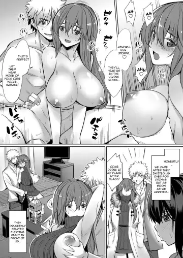 [Yasu] Horoyoi 3P Sex Lesson ~Yuujin Couple Koi no Tehodoki~ | Tipsy Threesome Sex Lesson ~Romance Training with a Friendly Couple~ Fhentai - Page 2