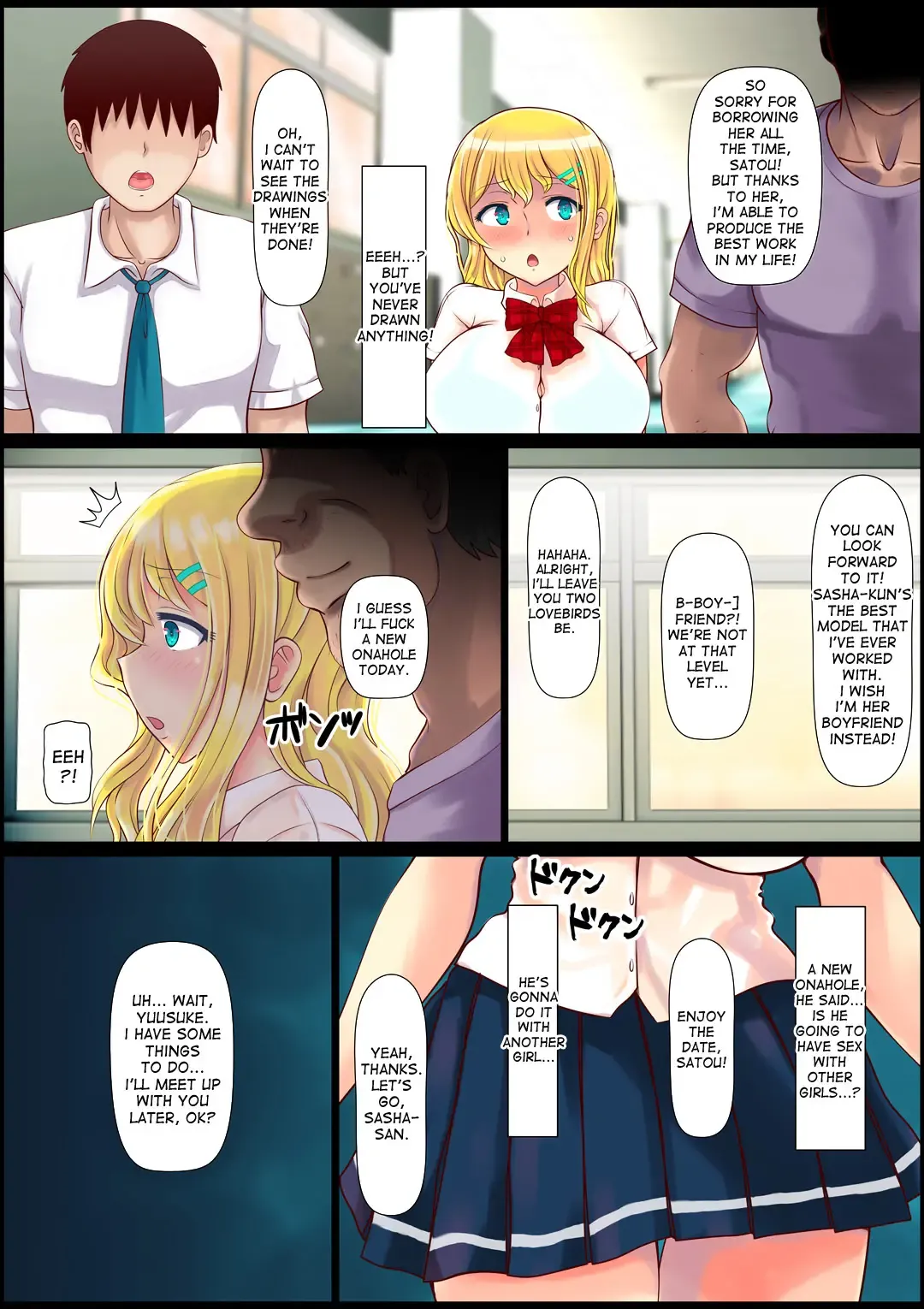 Blond Joshi Ryuugakusei Tanetsuke Press Namahame Taiken Fhentai - Page 39