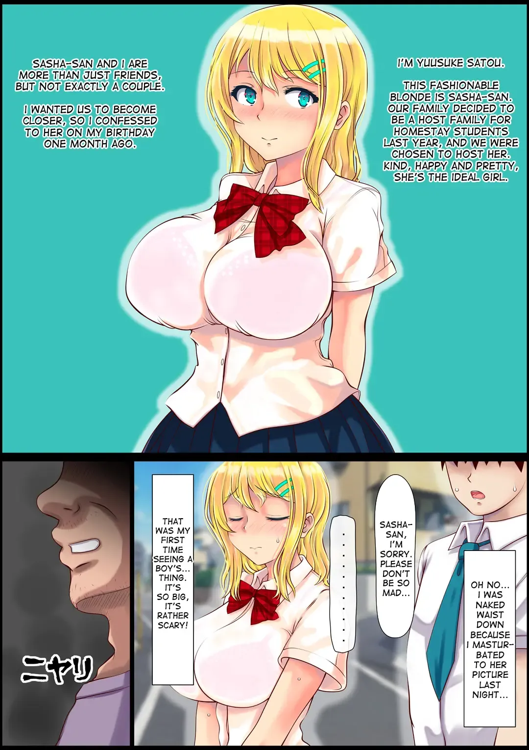 Blond Joshi Ryuugakusei Tanetsuke Press Namahame Taiken Fhentai - Page 4
