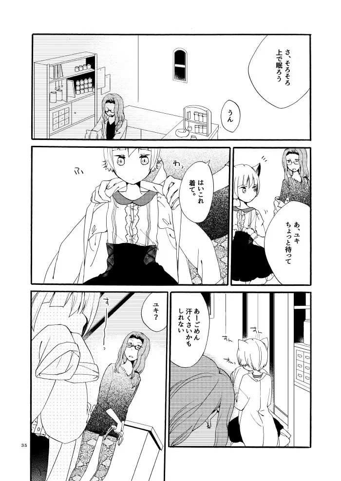 [Hiroto - Sekihara] Kusushi no Shironeko Fhentai - Page 33