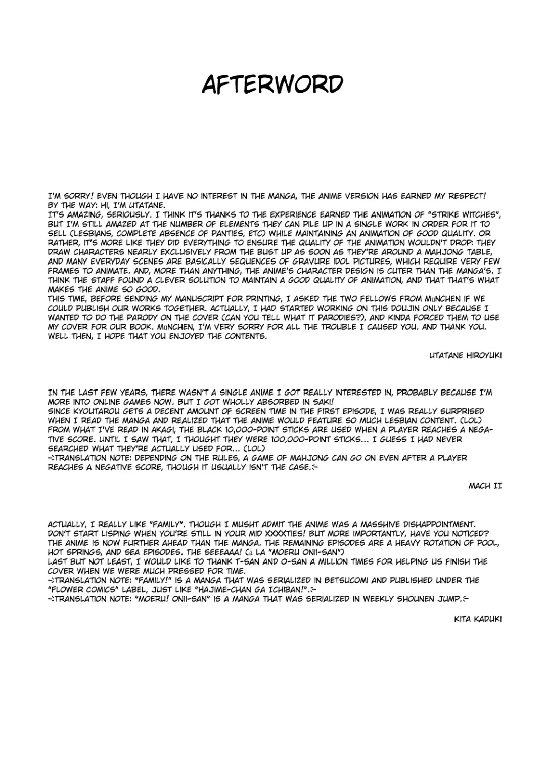 [Kita Kaduki - Mach Ii - Utatane Hiroyuki] Hajime-chan ga Ichiban! | Hajime-chan is the Best! Fhentai - Page 58