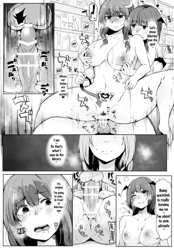[Puyocha - Sakurayu Hal] Koakuma ga Marisa ni Patchouli to no Ai o Misetsukechau? Hon | Koakuma Lets Marisa Show Her Love For Patchouli? Hon Fhentai - Page 17