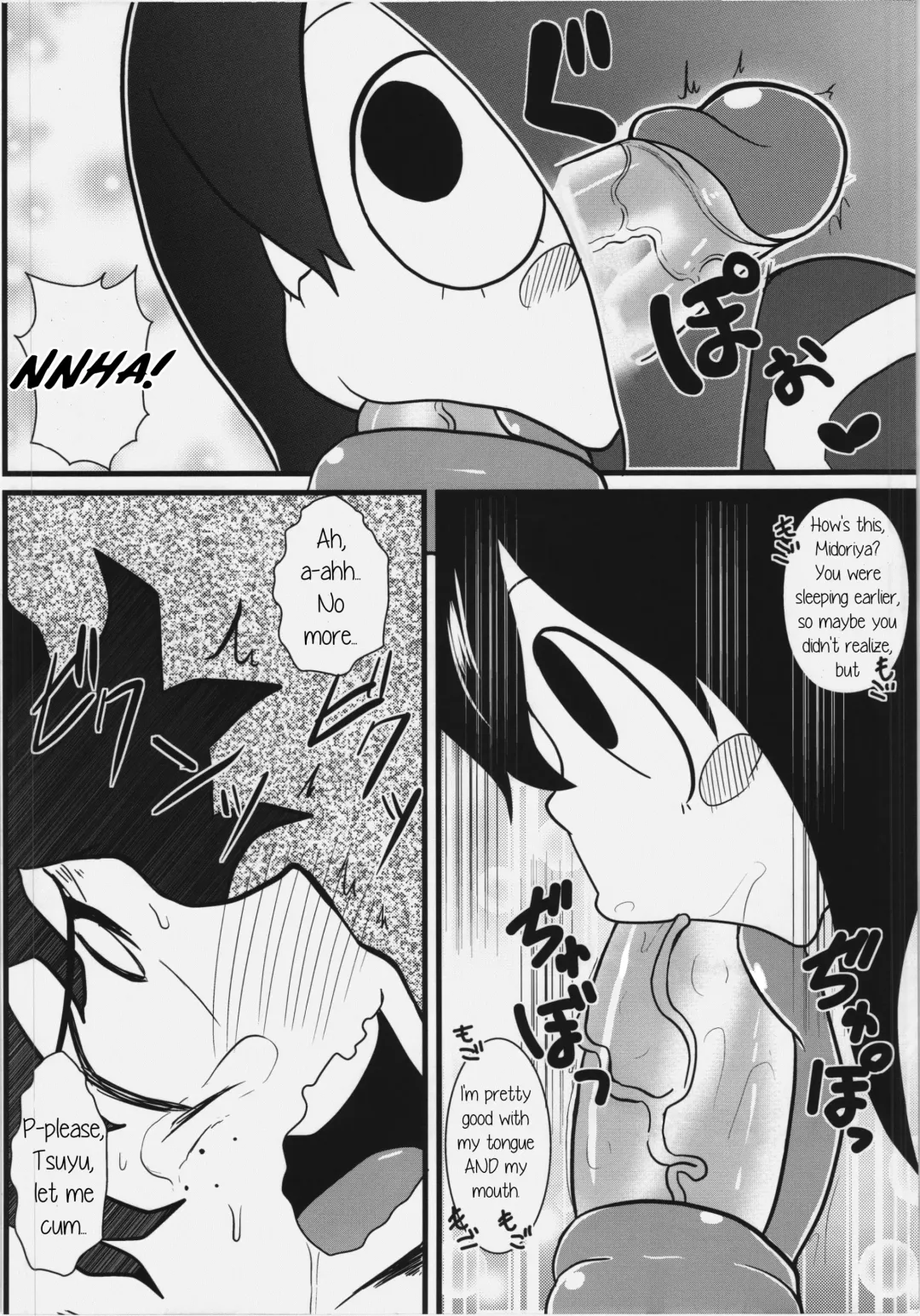 [Tsunamushi] Tsuyu-chan to! Ganbare tte Kanji no Dex | Tsuyu and! Some Do-Your-Best DEKX (decensored) Fhentai - Page 10