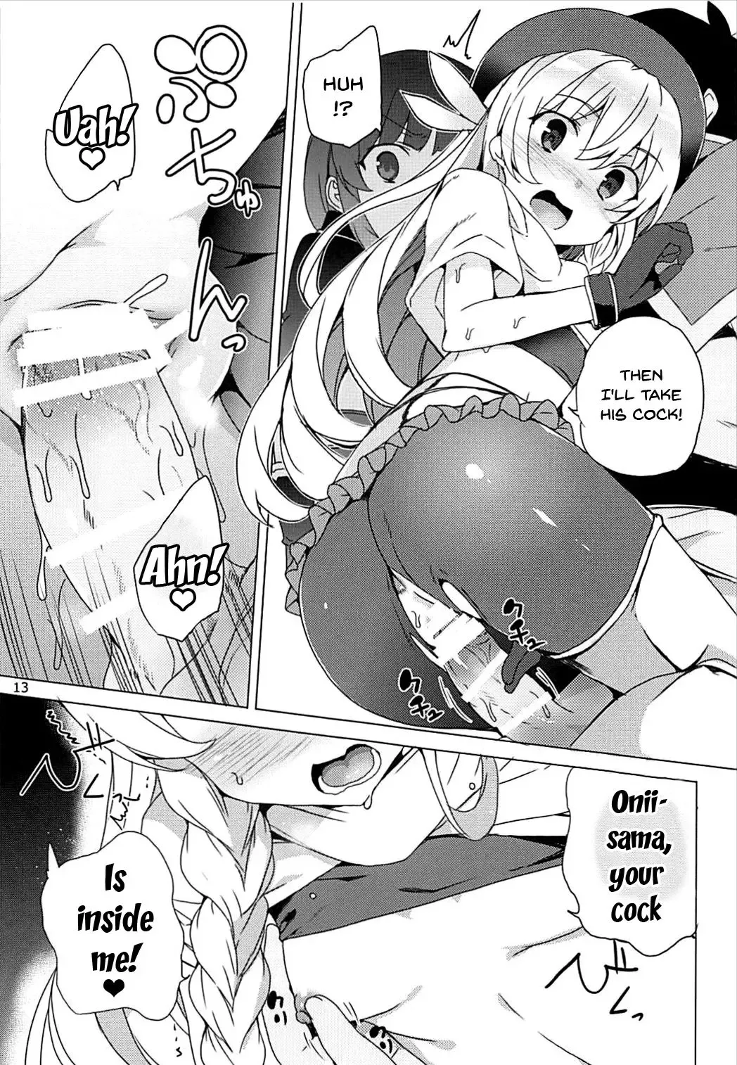 [Tanaka Decilitre] Sore Ike! Megumin Touzokudan | Over There! Megumin's Thief Group Fhentai - Page 12