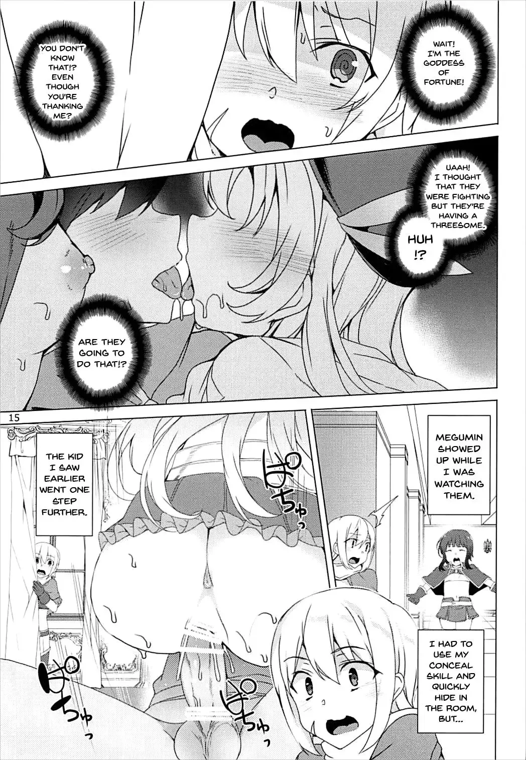 [Tanaka Decilitre] Sore Ike! Megumin Touzokudan | Over There! Megumin's Thief Group Fhentai - Page 14