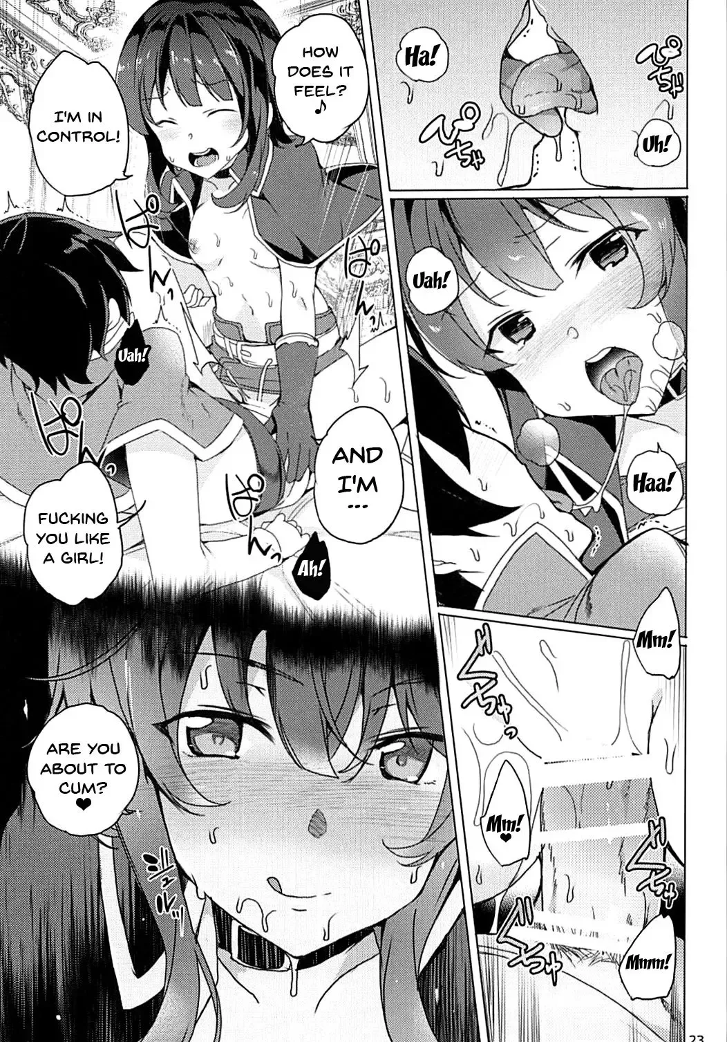 [Tanaka Decilitre] Sore Ike! Megumin Touzokudan | Over There! Megumin's Thief Group Fhentai - Page 22