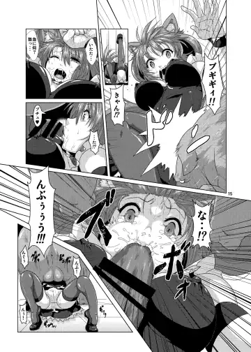 [Risei] Juukan Buta ni Otosareta Ookami Elf Fhentai - Page 14