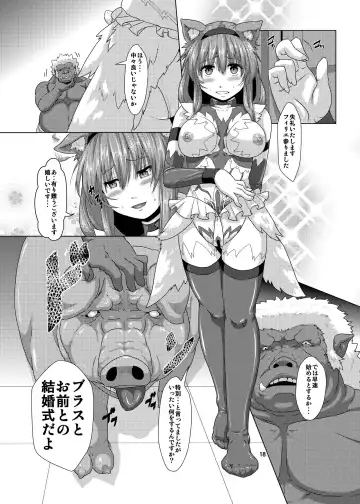 [Risei] Juukan Buta ni Otosareta Ookami Elf Fhentai - Page 17