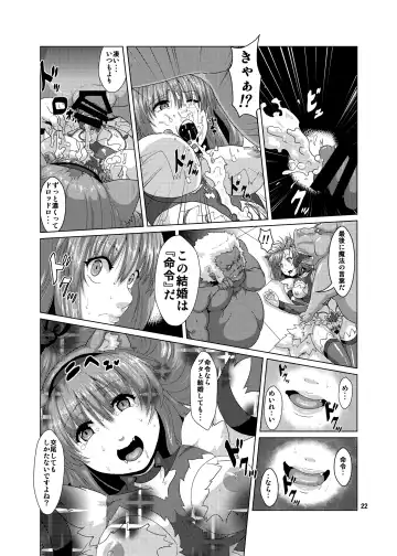 [Risei] Juukan Buta ni Otosareta Ookami Elf Fhentai - Page 21