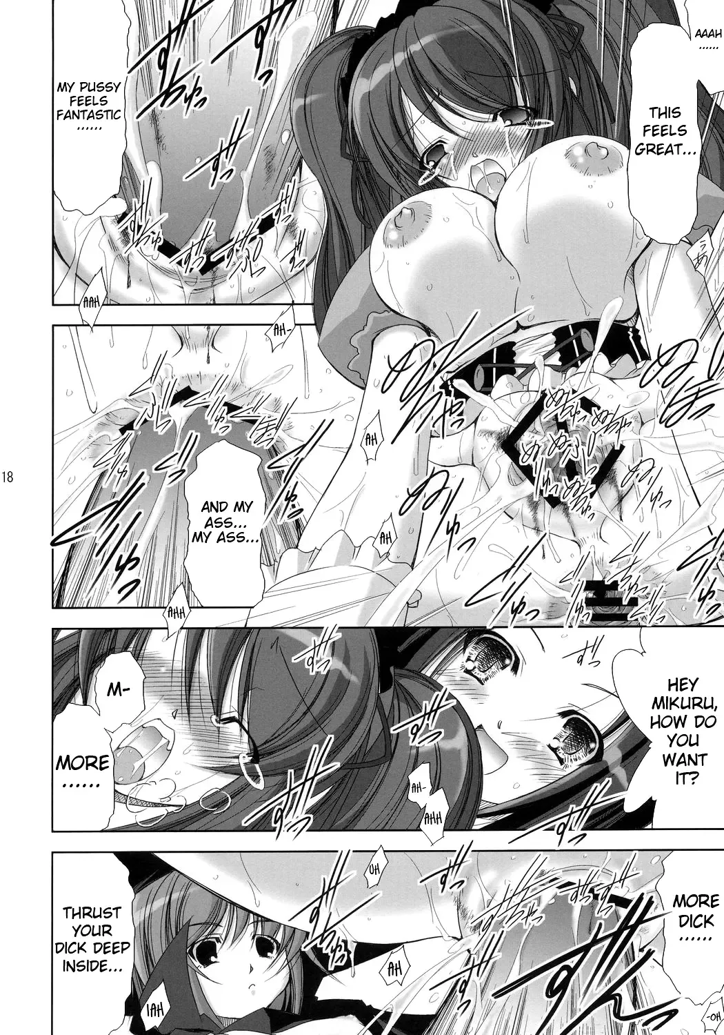 [Takane Nohana] Asahina Mikuru no Tameiki | The Sigh of Mikuru Asahina Fhentai - Page 17