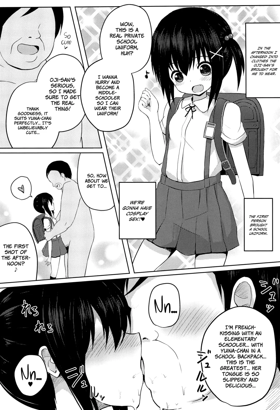 [Yurarin] Enkou Shougakusei to 6-nin no Tanetsuke Ojisan - Cosplay Sex-hen Fhentai - Page 13