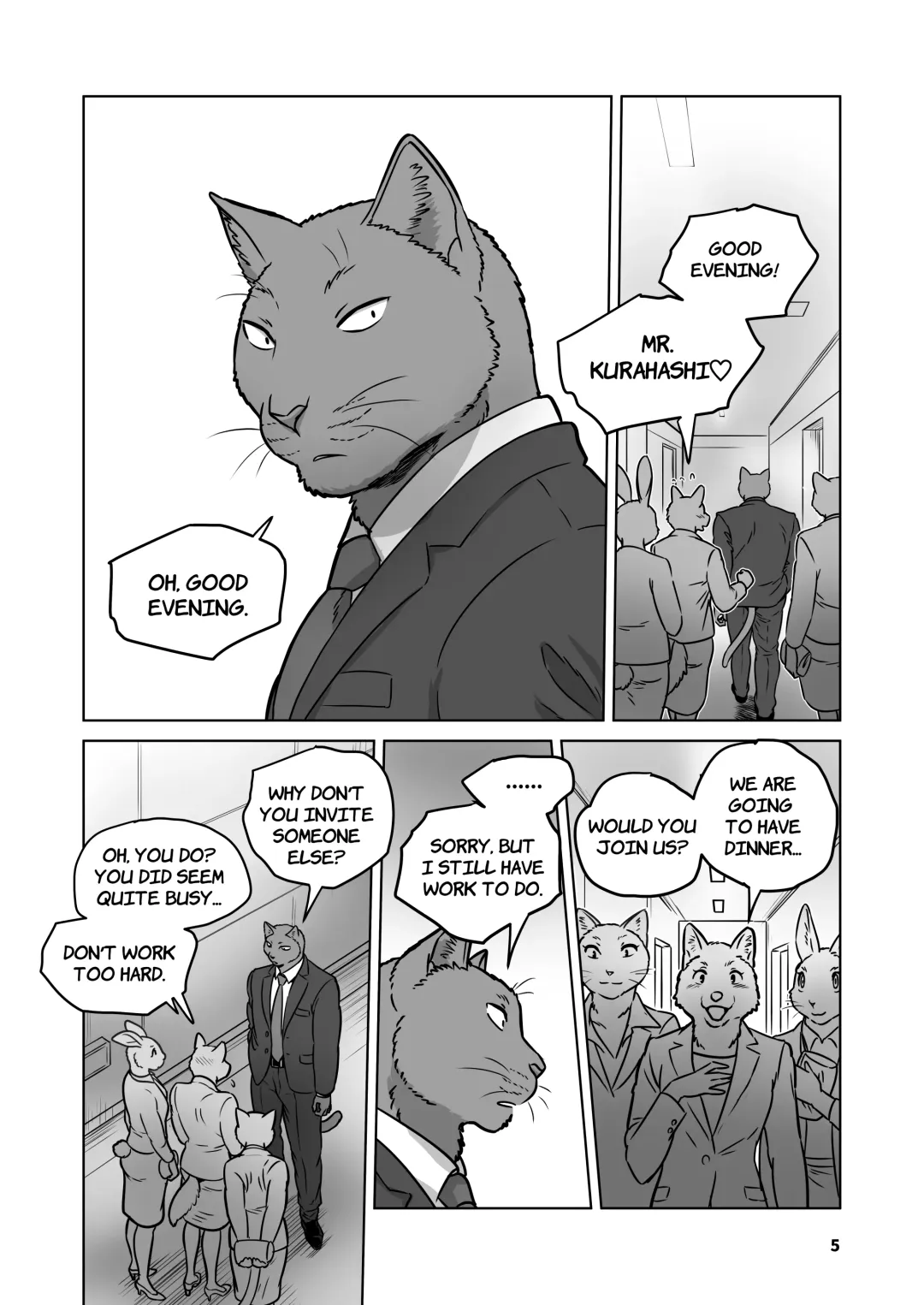 [Maririn] Chicken Heart Salaryman | Love My Dog Fhentai.net - Page 5