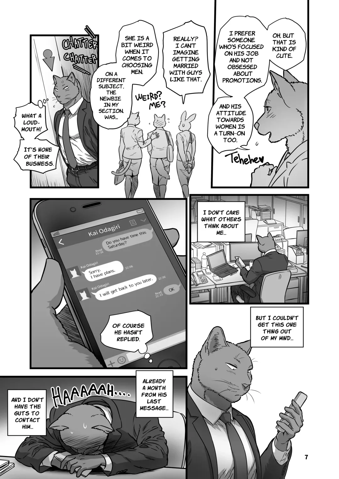 [Maririn] Chicken Heart Salaryman | Love My Dog Fhentai.net - Page 7