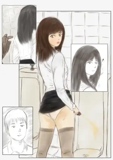 [Valdam] Crossdress teacher in toilet :  toilet rape Fhentai.net - Page 8