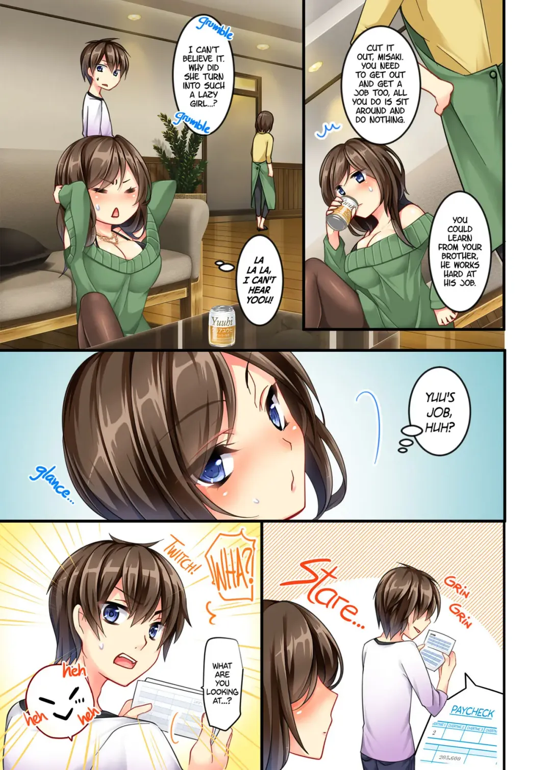 [Sanom - Uraha] Uchi no Dame Ane ni Osowarete Tajitaji Nan desu ga!? | My No-good Sister's Overwhelming Seduction Technique!! (decensored) Fhentai.net - Page 3