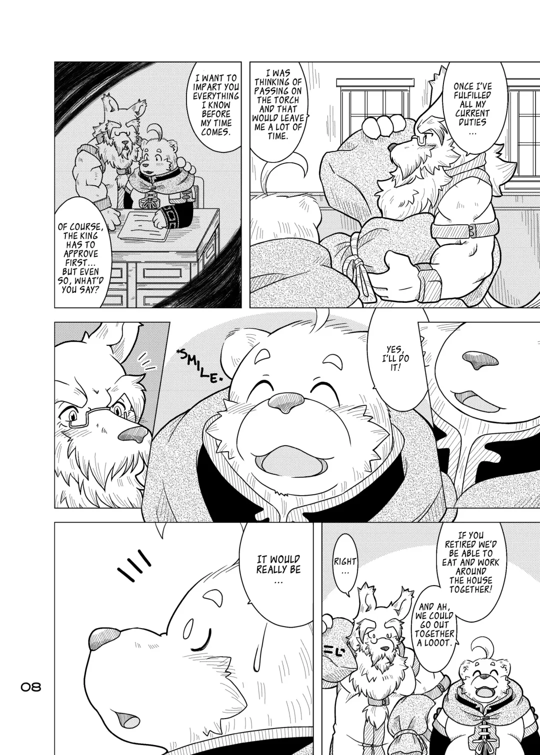 [Chobi] Hoshiyomi no Inu Tsukihami no Kuma 4 | The dog & the bear: The poet of the stars & the partaker of the moon 4 Fhentai - Page 7