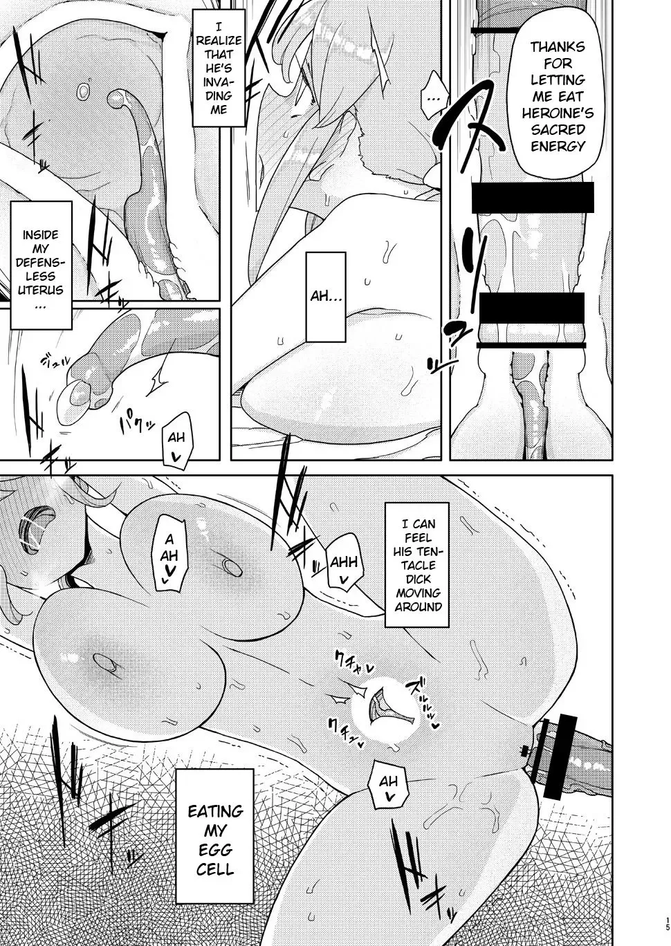 [Yoshiie] Ore ga Ijimeteta Onna ga Henshin Heroine ni Natta node | The Girl i used to Bully became a Super Heroine Fhentai - Page 14