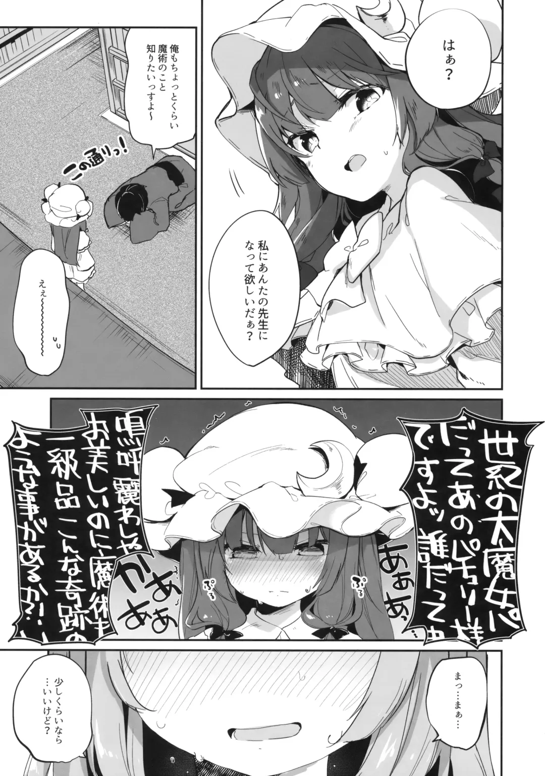 [Tamano Kedama] Patchouli Sensei ga Oshiete Kureru Fhentai - Page 4