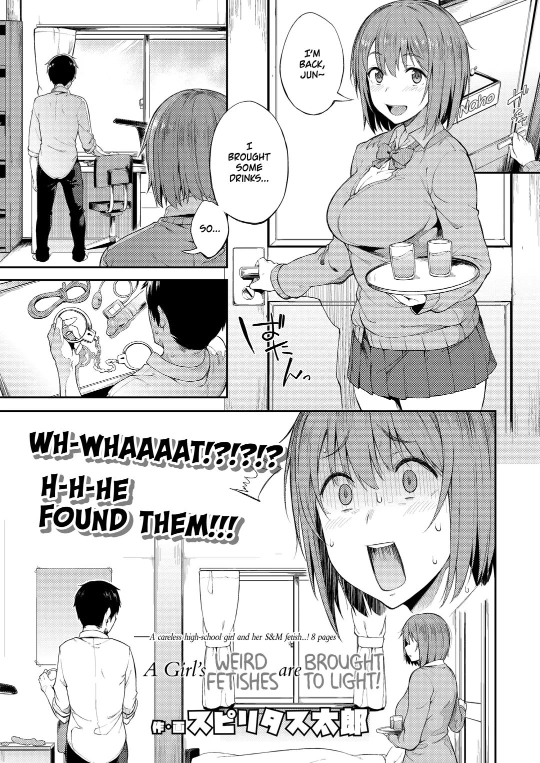 [Spiritus Tarou] Zenryaku, Kanojo no Seiheki ga Nanameue deshita | A Girl's Weird Fetishes are Brought to Light! Fhentai - Page 1
