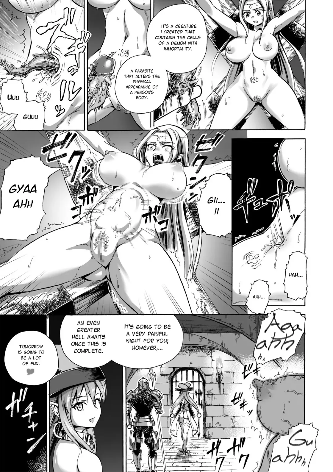 [Matumoto Kei] Majo no Rakujitsu 2 -Kagyaku- | Witch's Final Hour 2 -Cruel Torture- Fhentai - Page 4