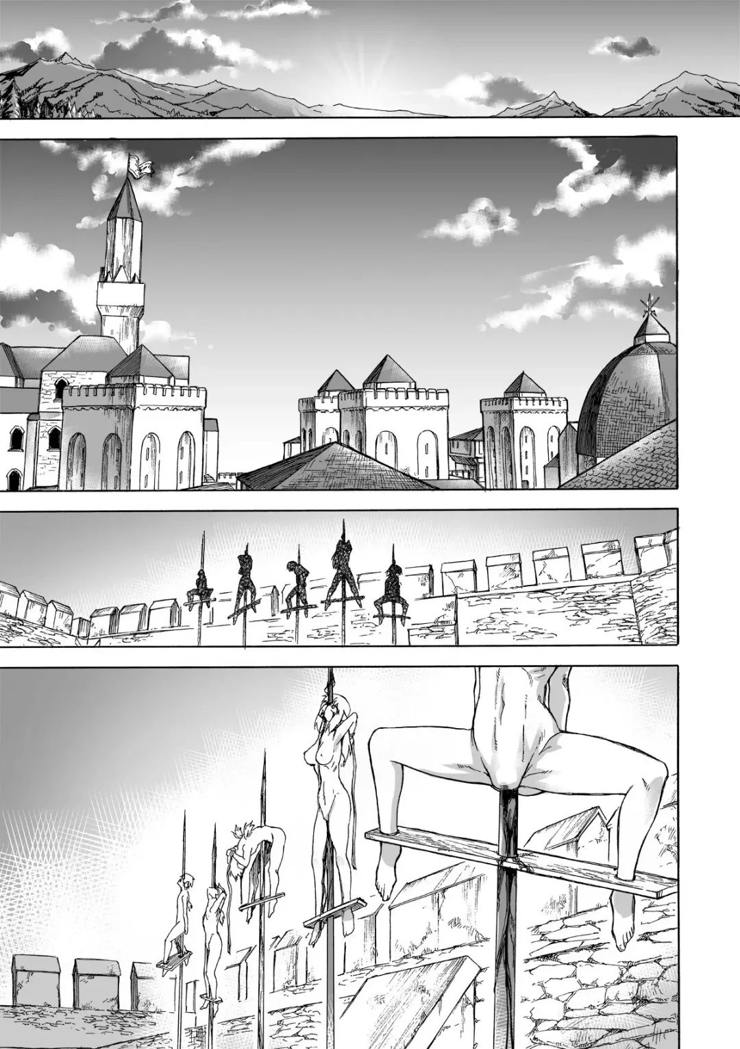 [Matumoto Kei] Majo no Rakujitsu 2 -Kagyaku- | Witch's Final Hour 2 -Cruel Torture- Fhentai - Page 42