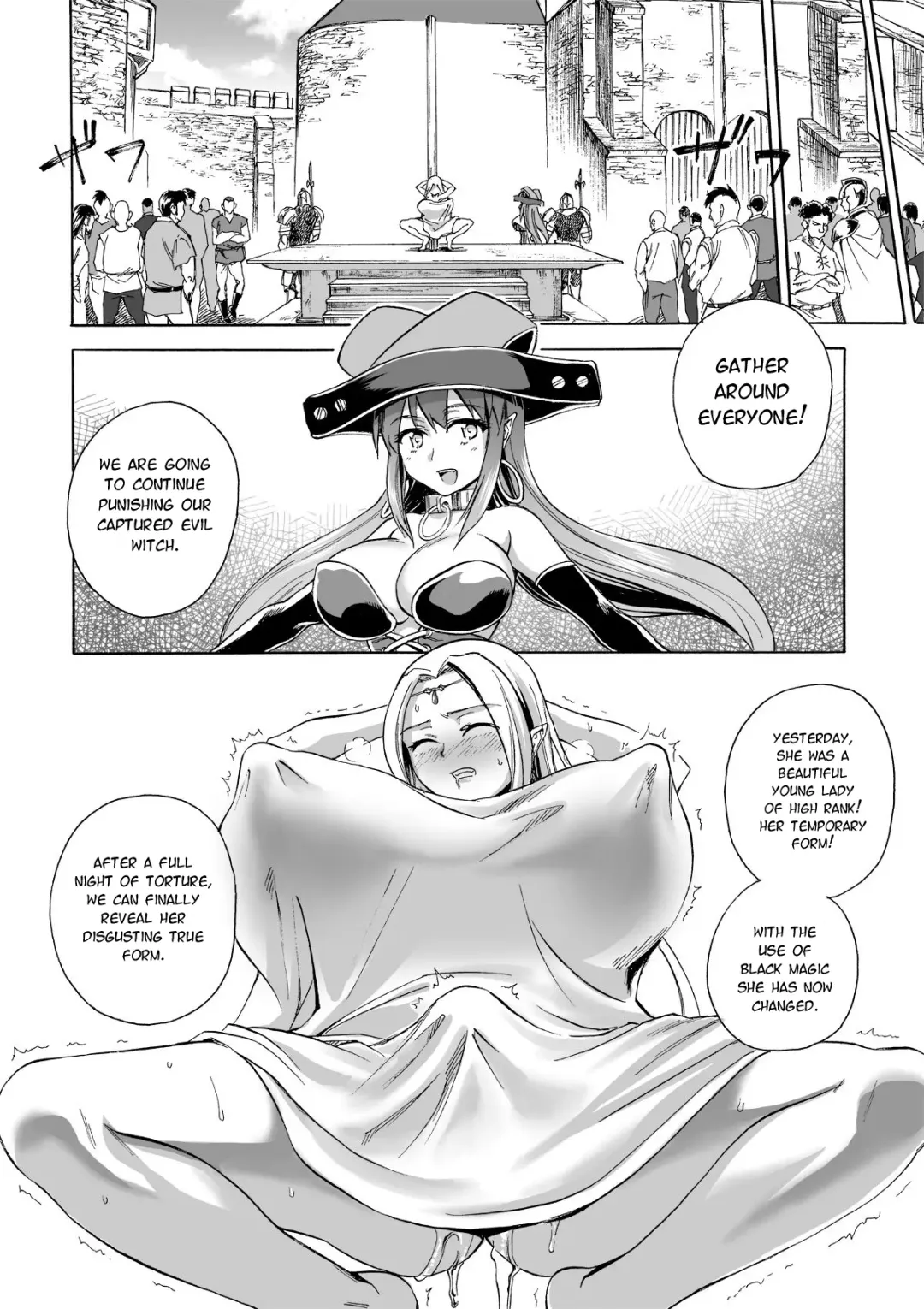 [Matumoto Kei] Majo no Rakujitsu 2 -Kagyaku- | Witch's Final Hour 2 -Cruel Torture- Fhentai - Page 5
