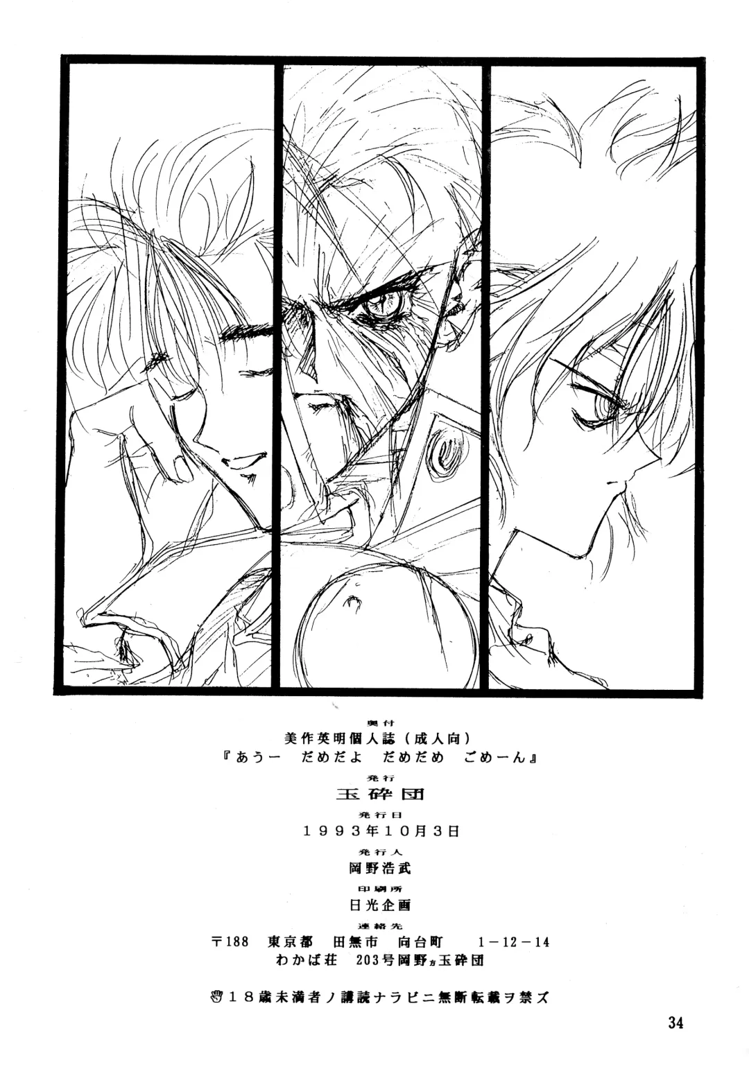 [Mimasaka Hideaki] Ah, Dame da yo Dame Dame Gomen (Sailor moon, Sonic Soldier Borgman Fhentai - Page 34