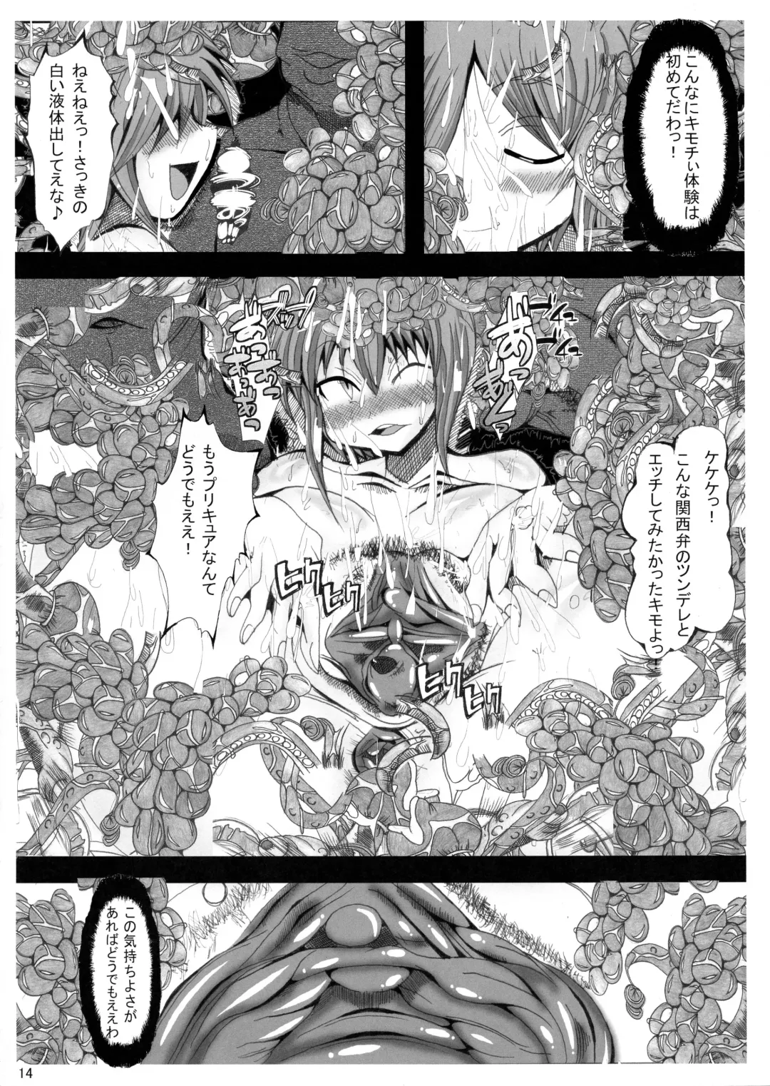 [Kagura Momiji] Ore no Suki na Precure ga Konna ni Aheru Wake ga Nai Fhentai - Page 14