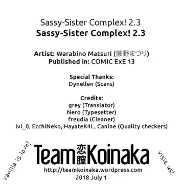 [Warabino Matsuri] Sassy-Sister Complex! 2.3 Fhentai - Page 5