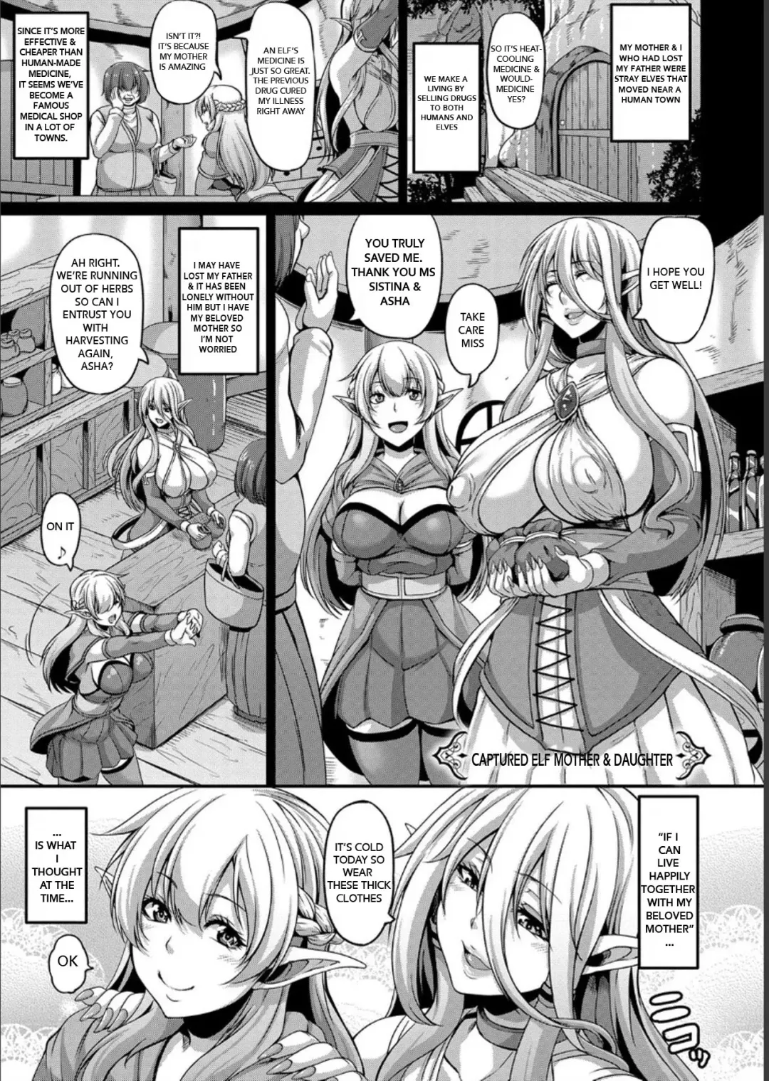 [Kazuhiro] Toraware no Elf Oyako | Captured Elf Mother & Daughter Fhentai - Page 4
