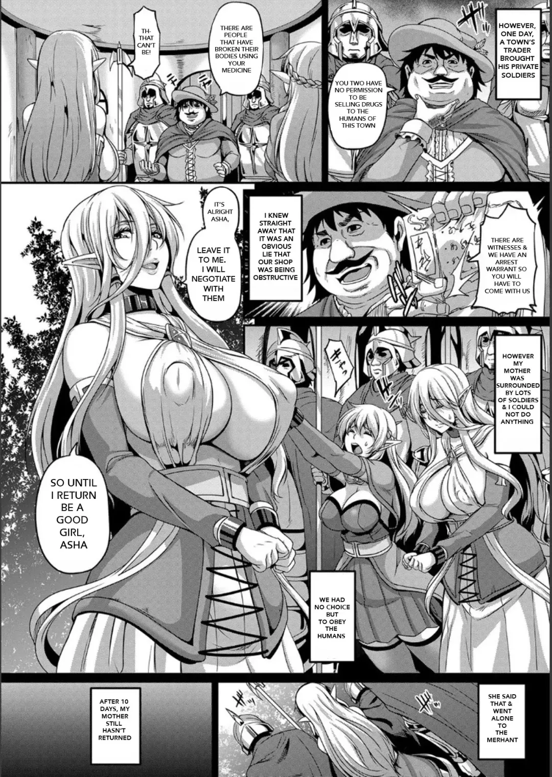 [Kazuhiro] Toraware no Elf Oyako | Captured Elf Mother & Daughter Fhentai - Page 5