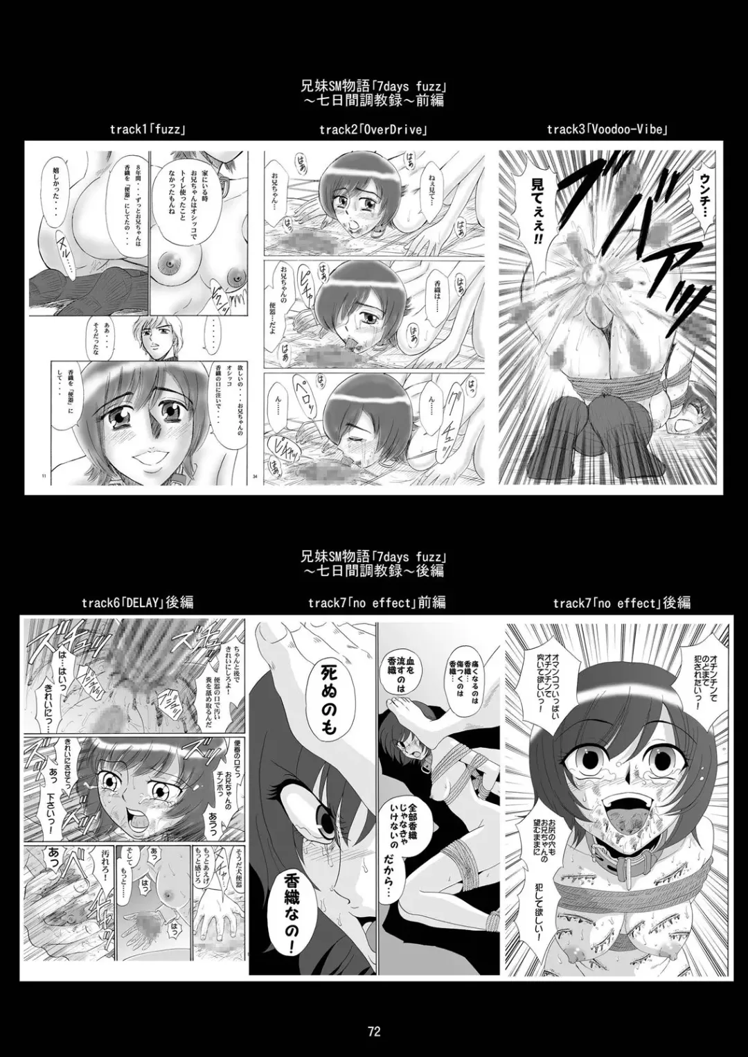 [Kandanchi] Kyoudai SM Monogatari "7days fuzz" ~Nanokakan Choukyouroku~ Chuuhen Fhentai - Page 71